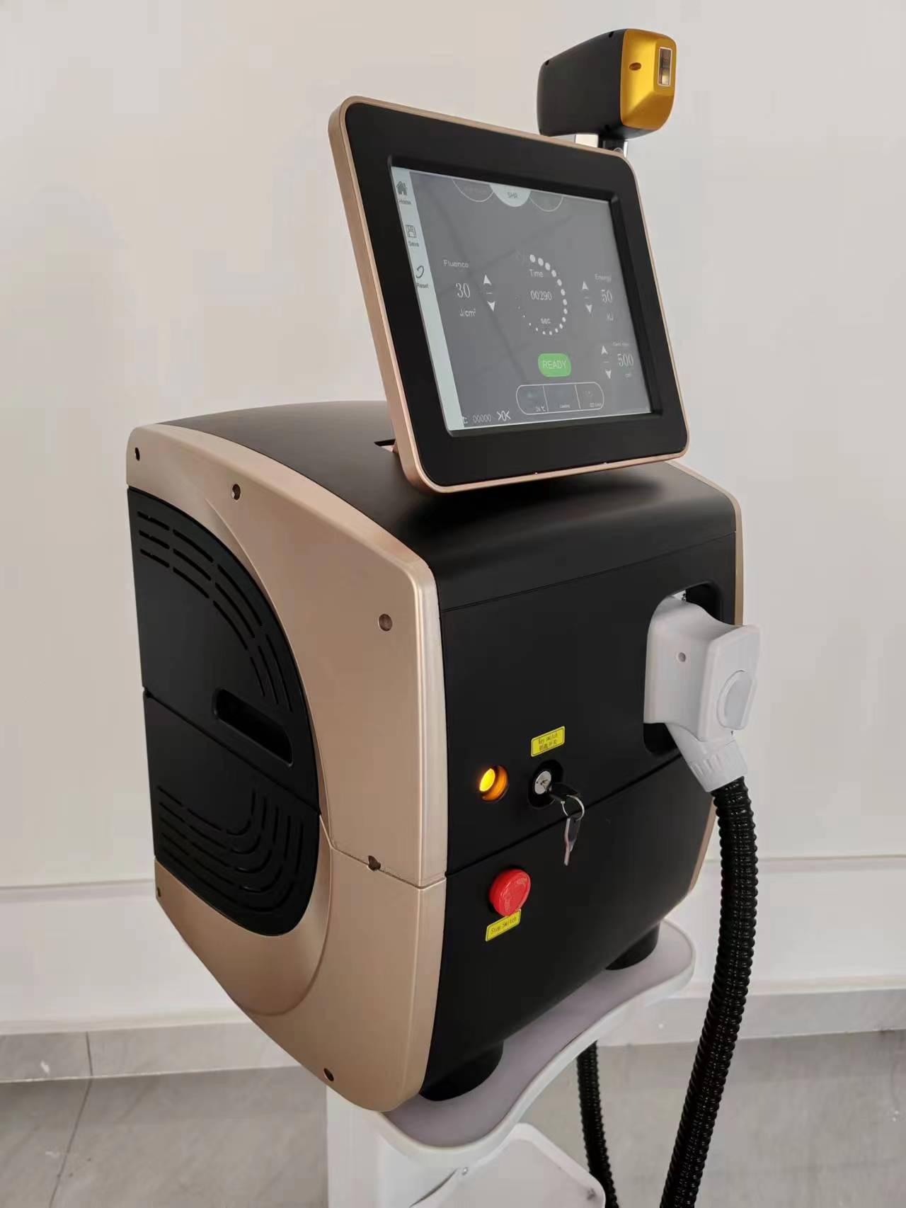 808nm Diode Laser Hair Removal Device Triple Wavelength Ice Handle Painless Permanent Hair Reduction For Face Legs Arms Bikini Use