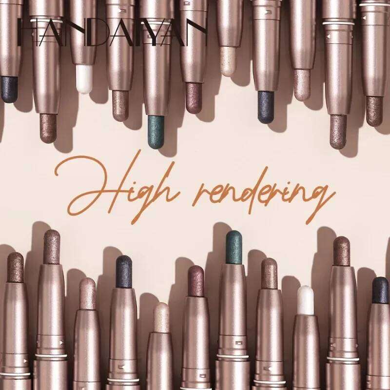 Colorful Stick Pink Brown Green Black Eyeshadow Pencil High Gloss Pearlescent Shadow Sticks Waterproof Stage Makeup free shipping