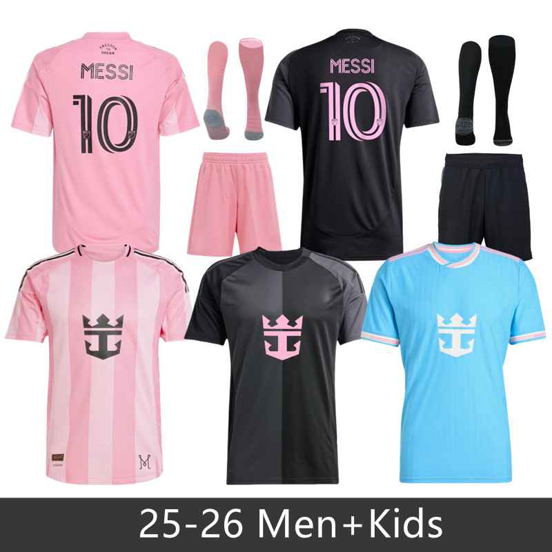 2025 2026 Inter Miamis Soccer Jersey CF SUAREZ CAMPANA YEDLIN football Kids Adult suit Player Fans version shirt kits Maimi