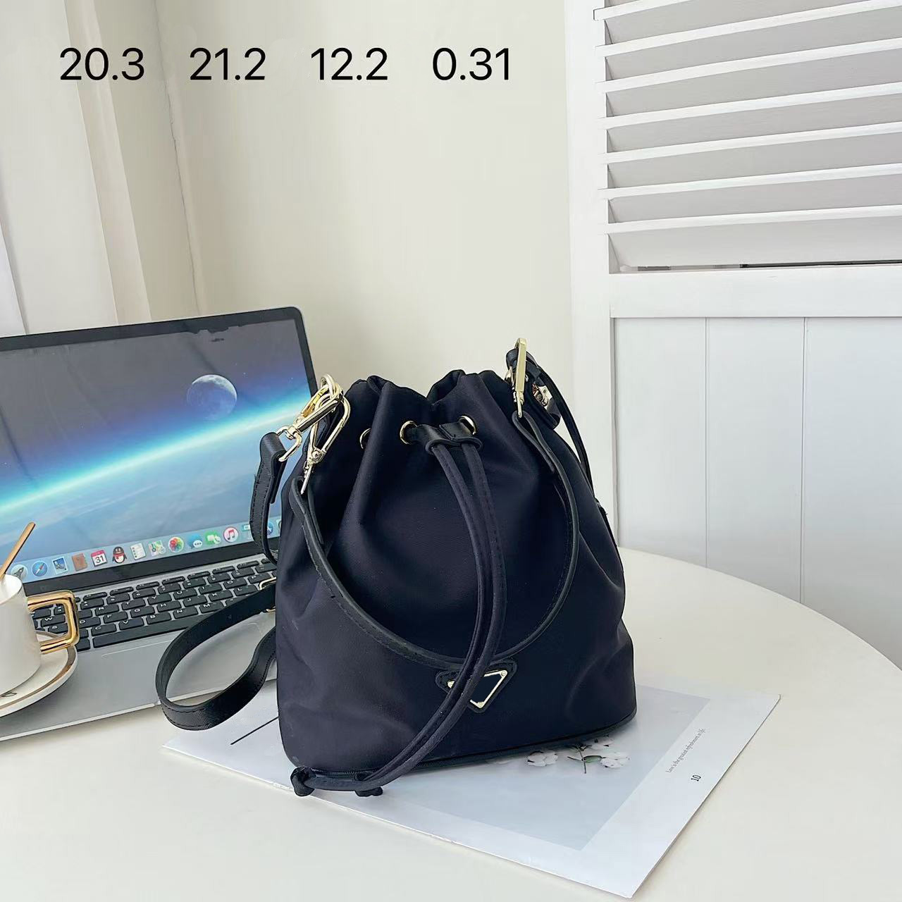 Mini small water bucket zero bag Oxford cloth crossbody bag draw bag women's bag men's bag parachute cloth nylon crossbody bag