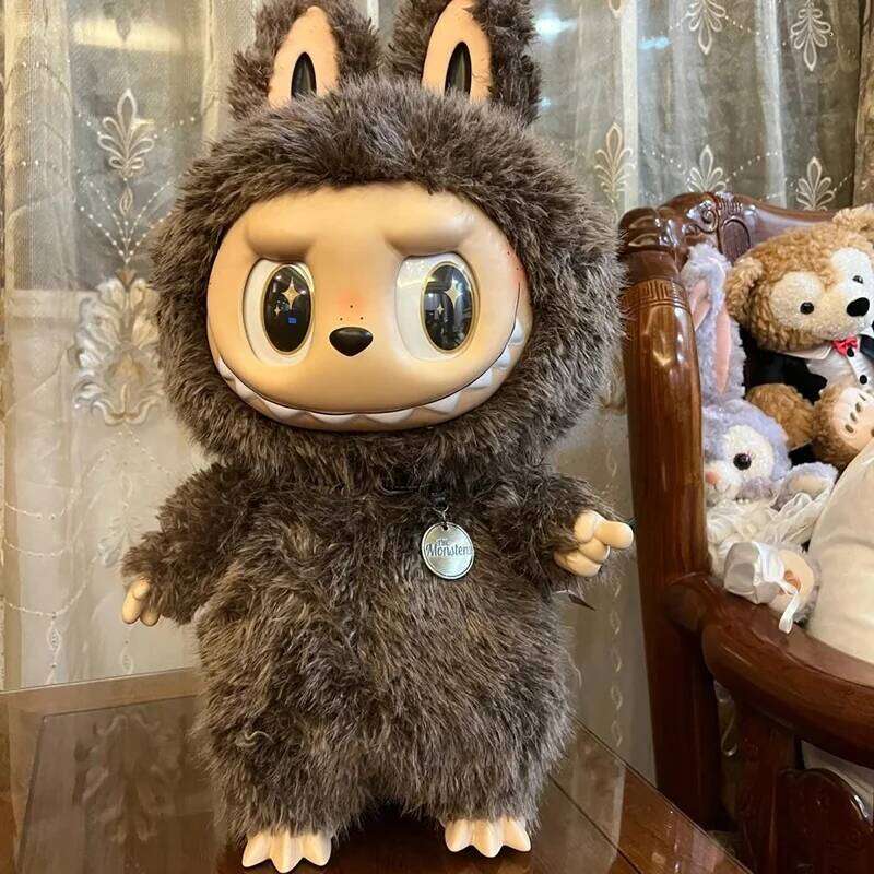 Pop Mart Genuine 58cm Large Zimomo 'I Found U' Anime Figure - Labubu Model Doll for Collection Home Decor & Gifting