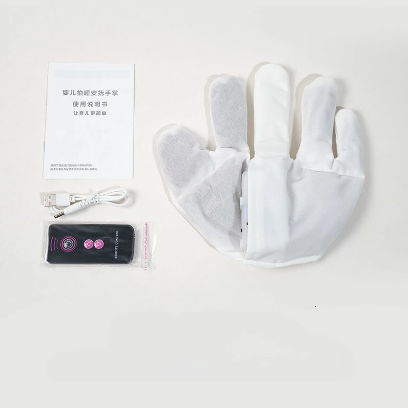 Baby Napping Comfort Palm Pillow Automatic Pat Anti Startle Soothing Doll Electric PE Filling Soothing Doll Pat Butt Hand Palms 250610