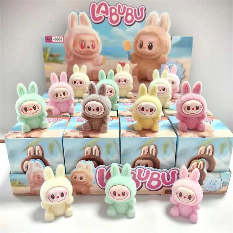 Mini Yoga Labubu Cry Baby Series Blind Box Flocking Exquisite Cute Doll Gift Diy Pendant Accessories Decoration Kawaii Toys Gift X250612
