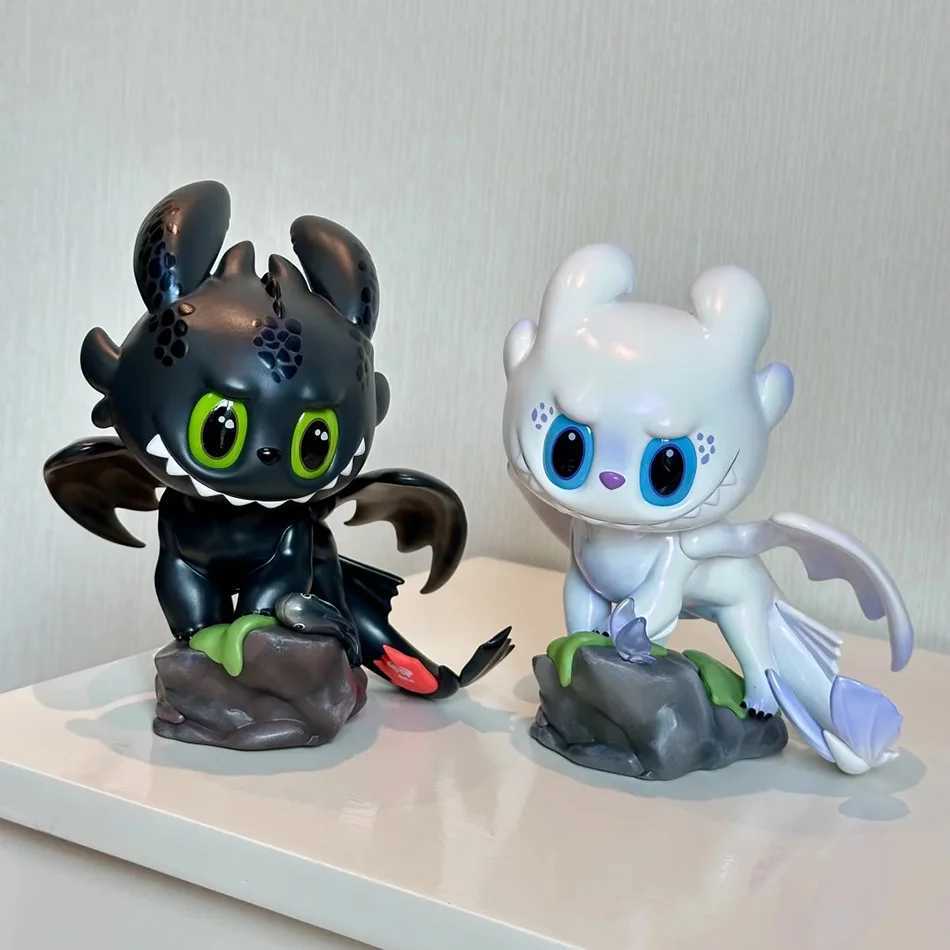 Labubu os monsters How to Train Your Dragon Figure Toothless PVC Model Kit Ornament Collection Gift Toy for Kids X250612