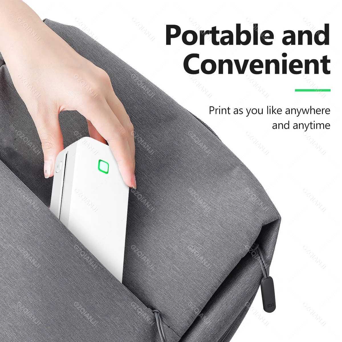 Portable A4 Bluetooth Thermal Printer Inkless Photo PDF Document Printer Memo Note Tattoo Print Wireless Tattoo Stencil Printer R250612