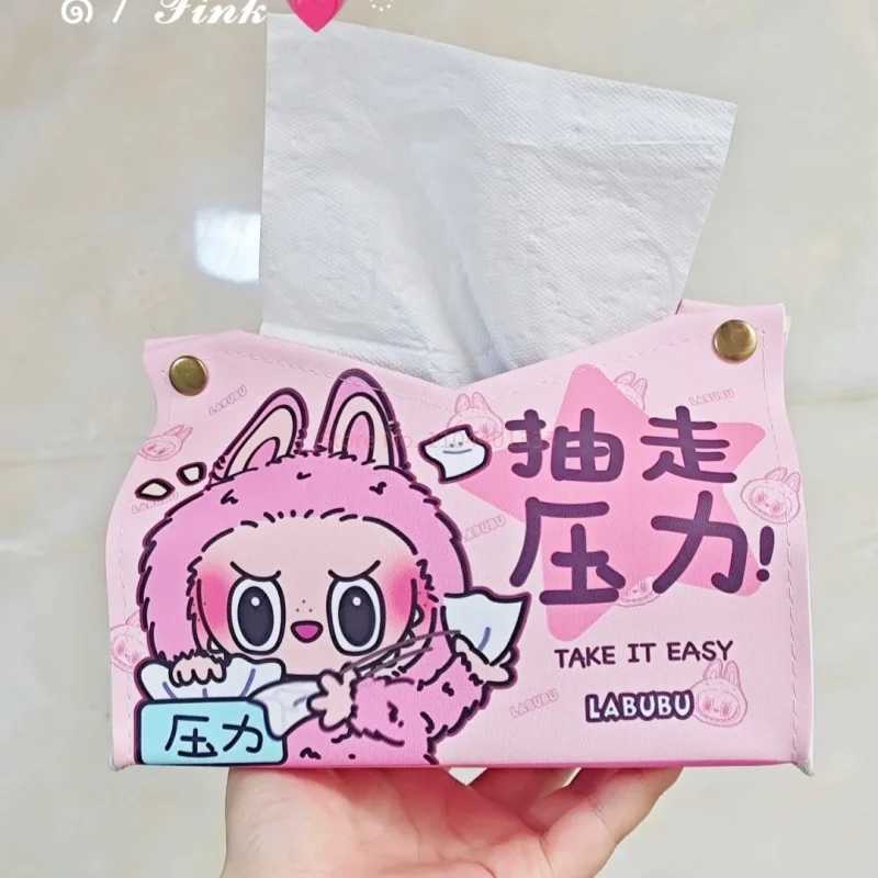 New Arrival The Monster Labubu Anime Peripherals Paper Towel Box Disposable Picnic Cup Tablecloth Room Decoration Birthday Gifts X250612