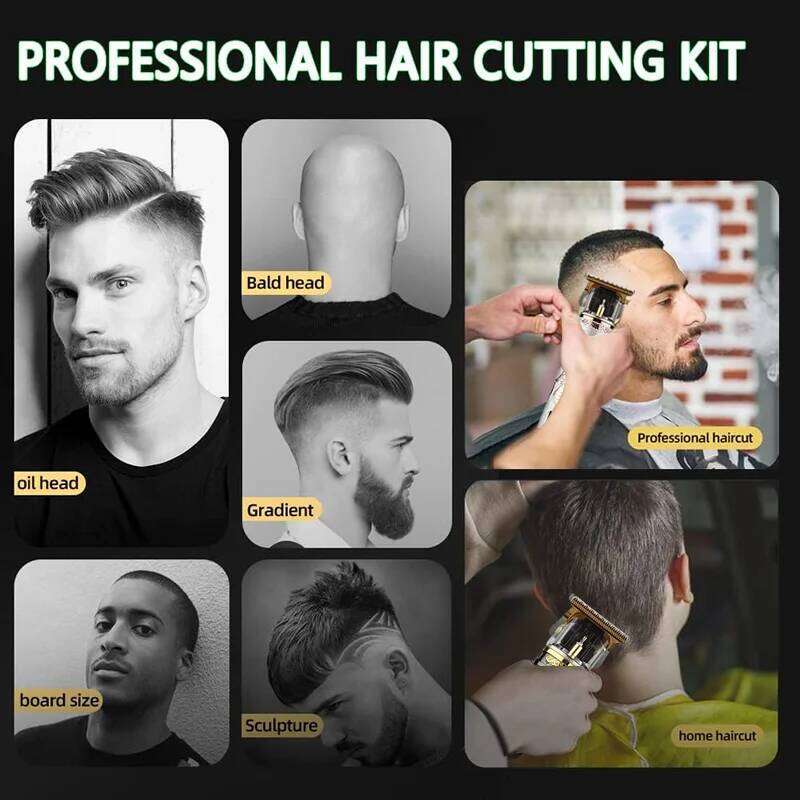 Heavy Metal Hair Cutting hine Clipper Barber Shop for Men Mower Men's Electric Shaver Haircut Beard Trimmer g250612