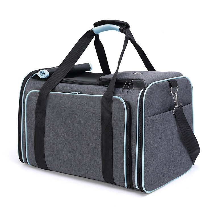 Expandable Airline Approved Pet Carrier Bag for Cats and Small Dogs