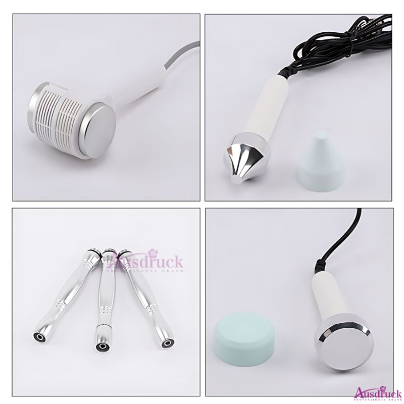 Professional Grade Facial Toning Device with Four Modes Dermabrasion Skin scrubber Ultra-Sonic Cleanse + Cold/Hot Therapy System for Smoother Complexi