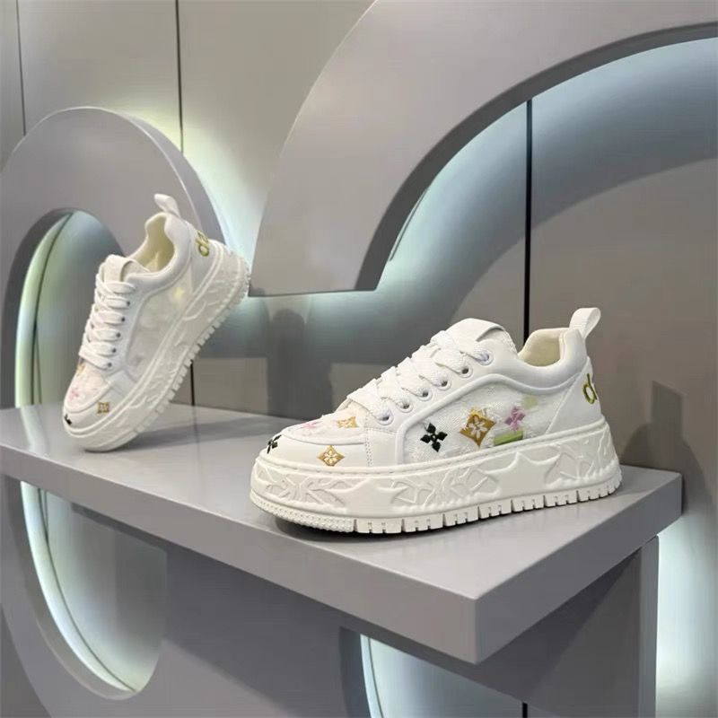 Designer shoes, trendy brand, fashionable fabric color-blocked men's shoes, 2025 Summer bestseller, fashionable high-end lightweight casual shoes