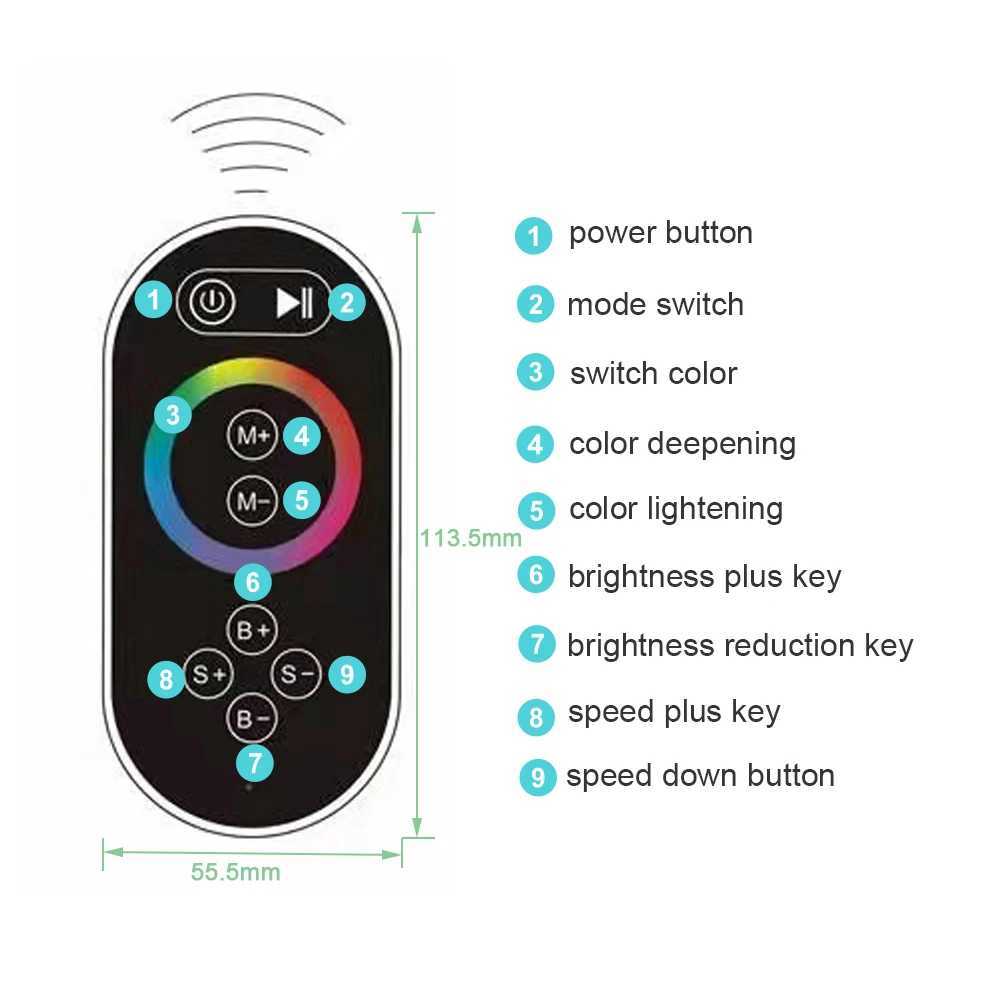 Black Ceiling Intelligent Remote Control LED Rainfall Waterfall Single Shower Head Concealed Shower Tap X2506121