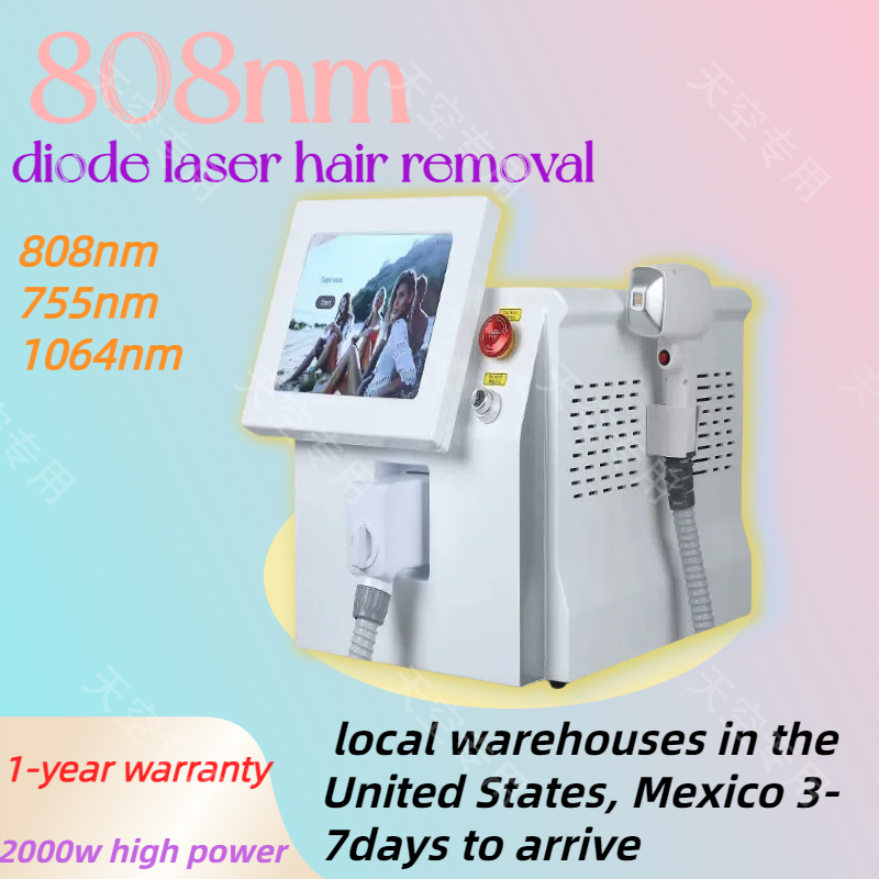 808 3wave 755 808 1064nm Diode Laser Permanent Hair Remove Fast Depilation Painfree Follicle Penetration Skin Rejuvenation machine