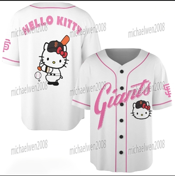 51 Jung Hoo Lee San Francisco Giant 2025 Kitty Jersey Mike Yastrzemski Logan Webb Brett Wisely LaMonte Wade Jr. Matt Chapman Doval Bonds