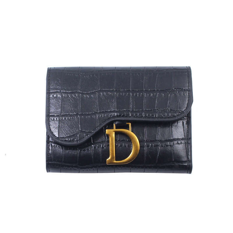 Small for Women New Korean Style Fashion Simple Short Wallet Credit Card Holder Coin Purse