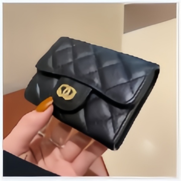 designer wallet card holder credit wallets women classic quilted small fragrant bag fashion sheepskin cowhide clamshell purses coin purse