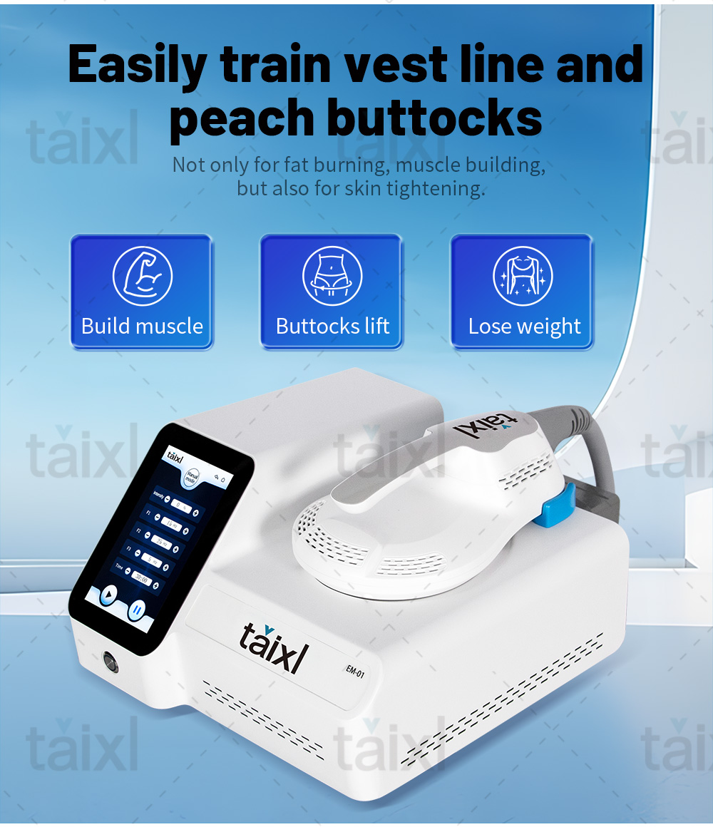 TAIXL Body Slimming EMS Machine 200HZ 6500W Increase Muscle Mass And Reduce Fat Machine RF Sculpting Body