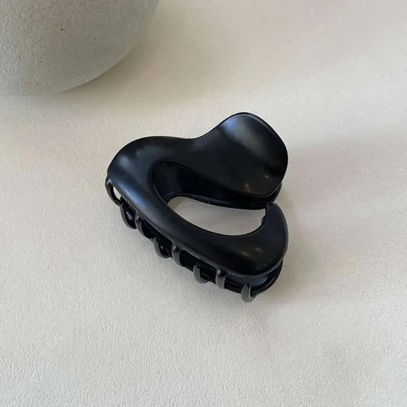 Korean Style High-Quality Metal Shark-Hairclip - Durable Small Size with Matching Pin