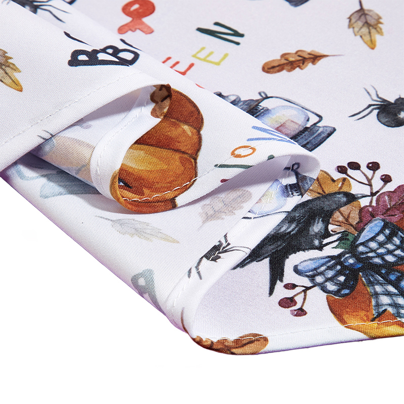 Cute Animal Print Drooling Cloth for Pets - Perfect Halloween Accessory