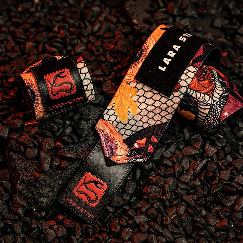 Twelve Zodiac Fitness Wrist Wraps 2025 Fitness Weightlifting Power Lifting Pressurized Wrist Brace Gym Bench Press Straps 250611