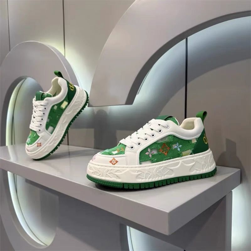 Designer shoes, trendy brand, fashionable fabric color-blocked men's shoes, 2025 Summer bestseller, fashionable high-end lightweight casual shoes