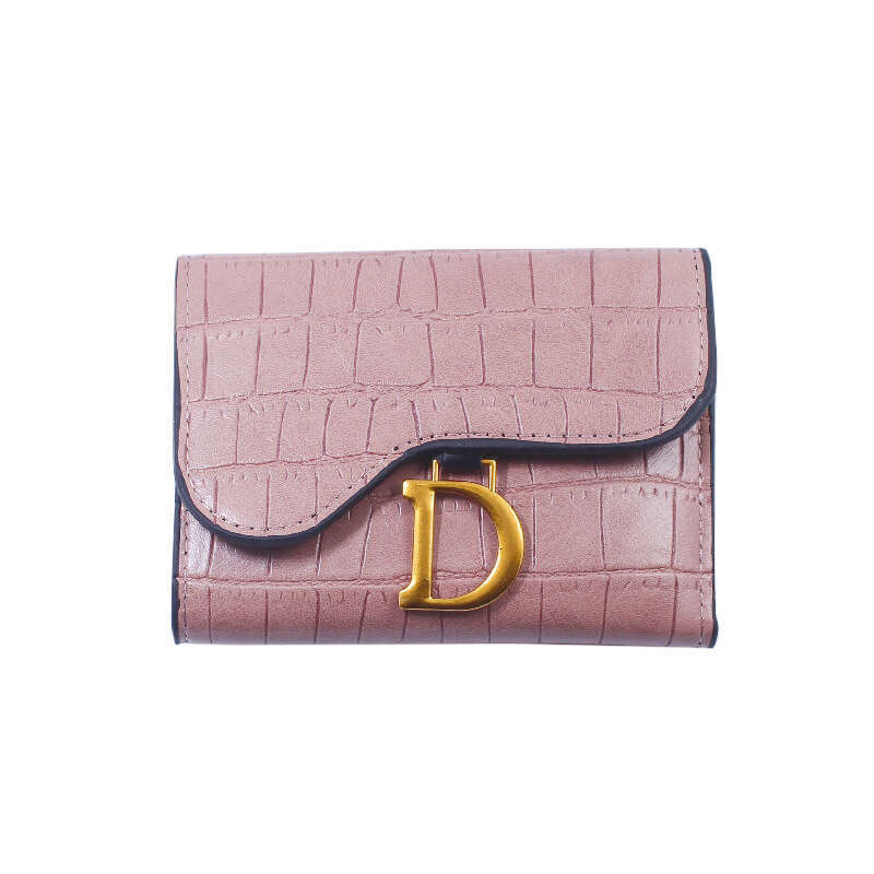 Small for Women New Korean Style Fashion Simple Short Wallet Credit Card Holder Coin Purse