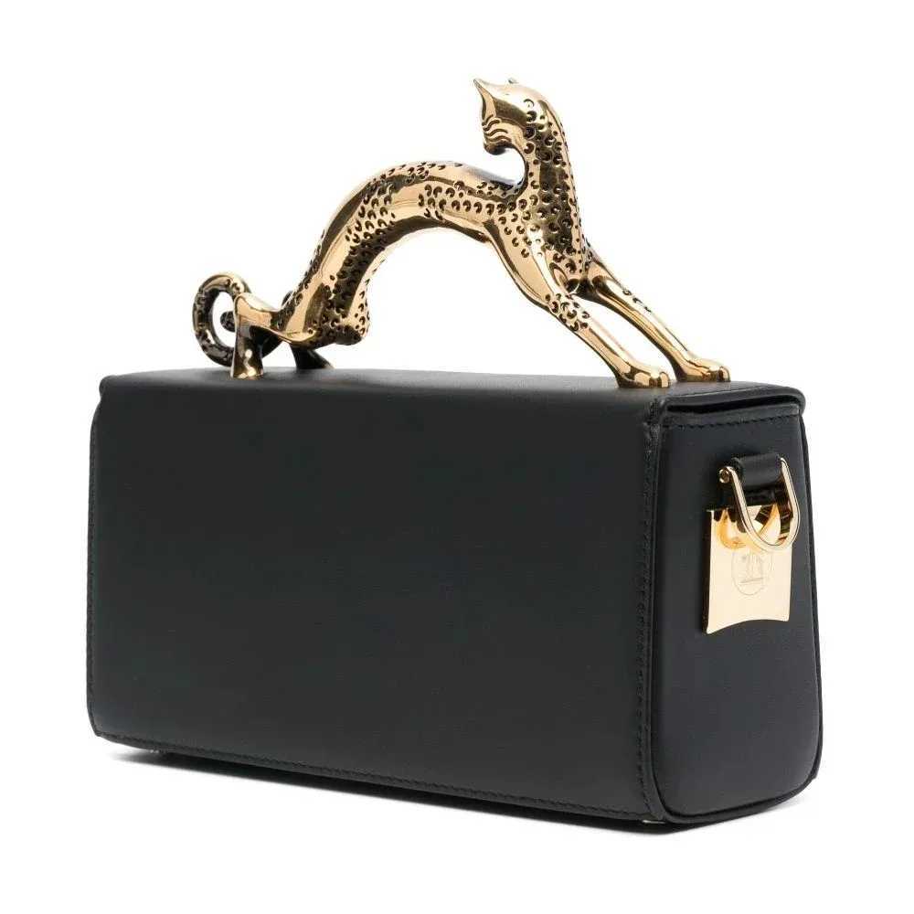 Famous Replica Bags For Women High Quality Metal Handle Designer Shoulder Bag Elegant Fashion Rectangular Handbag Z250612