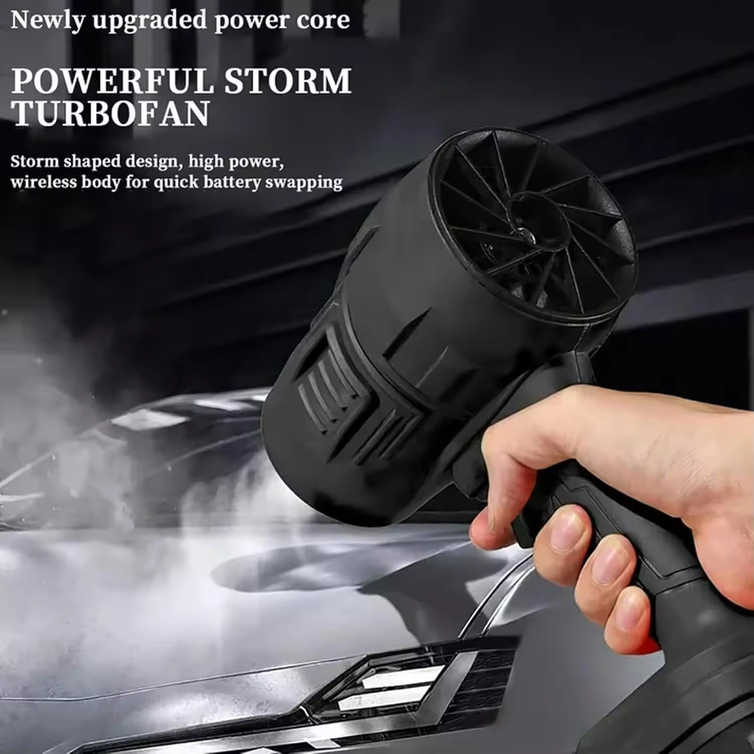 Portable High-Powered Hand-Held Air Blower for Various Applications - Fast & Efficient