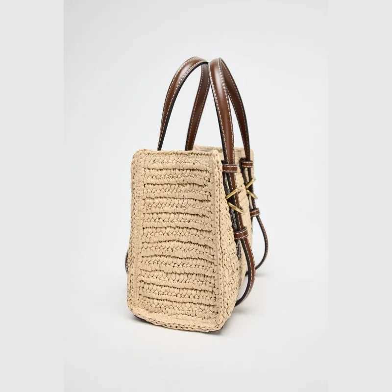 WOVEN TOTE BAG Fashionable Tote Bag Small Crossbody Purses Summer Womens Straw Handbags Design for Everyday Style Z250612