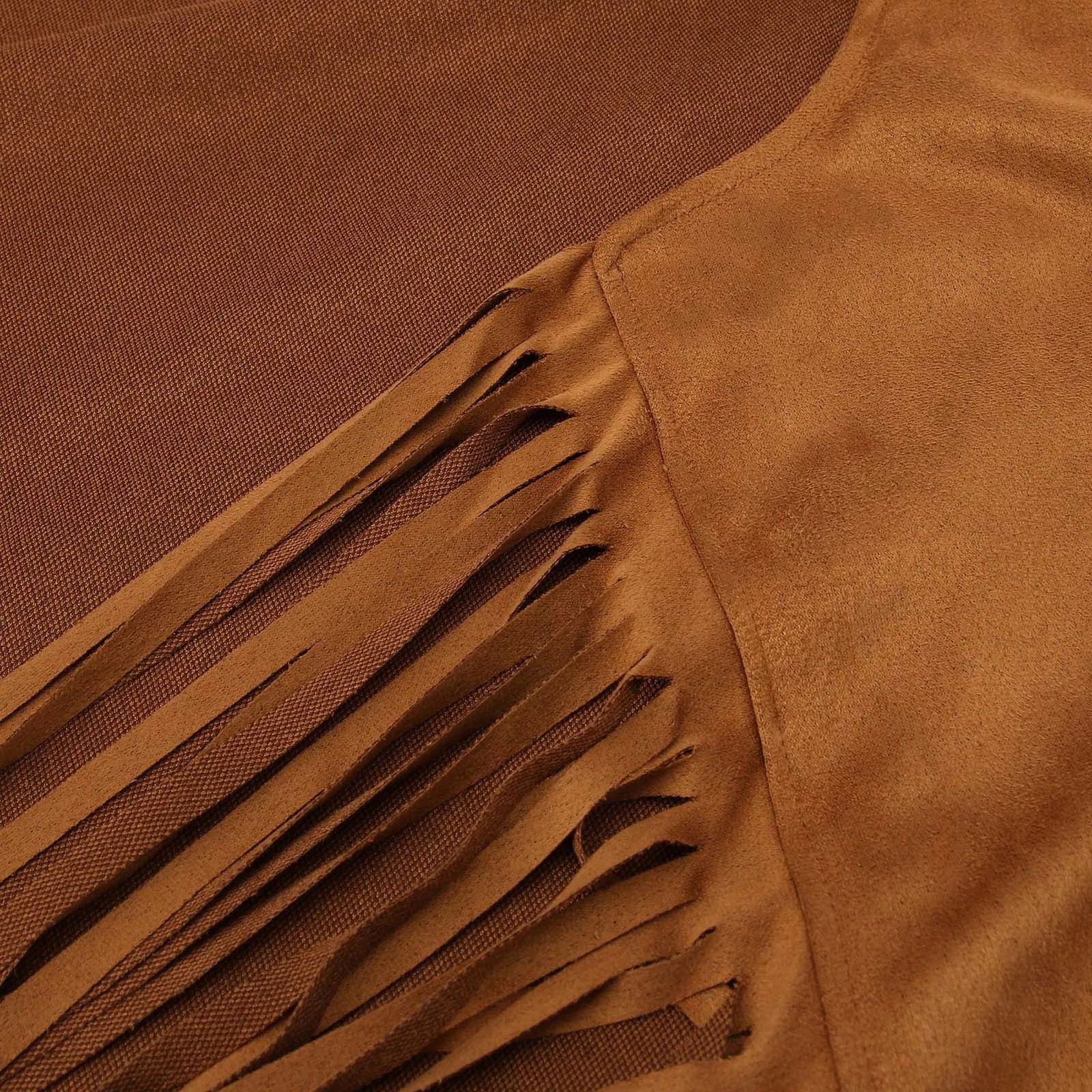 Female Male Hippie Fringe Cosplay Vintage Bohemian Music Festival 1960s Western Party Retro Sleeveless Vest Classic Rave Coat 250610A