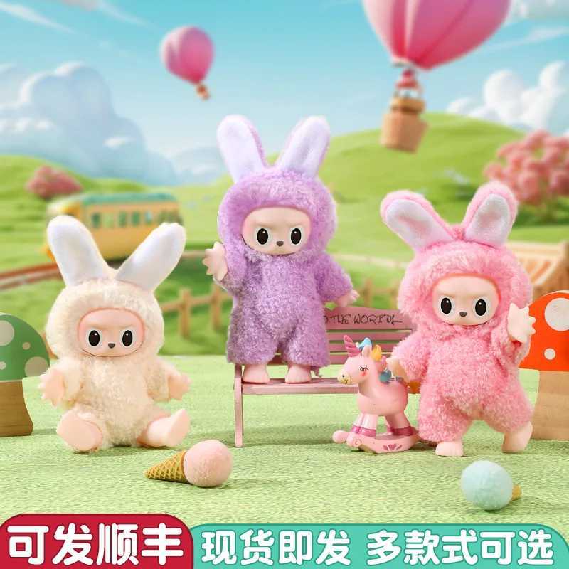 Hot Anime Figure Labubu Have A Seat Series PVC Pendant Doll Model Toy Kawaii Monster Replica Keychain Toy Birthday Gift X250612