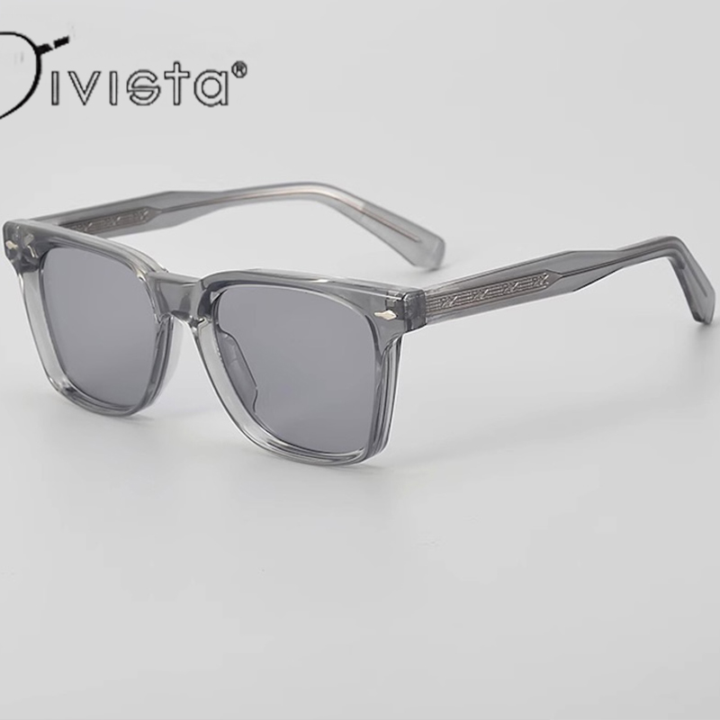 Polarized Square Sunglasses Men Women Luxury Brand Designer Style Sun Glasses For Male Female Oculos Vintage Retro Punk Party Thick Eyewear S53P IVSTA