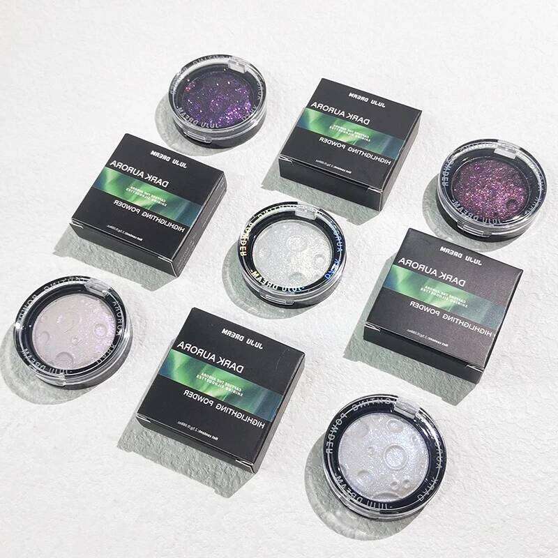 Five-color planet high-gloss powder, sparkling pearl fine light high-color eyeshadow,waterpro of natural Glow Highlighter Powder free shipping