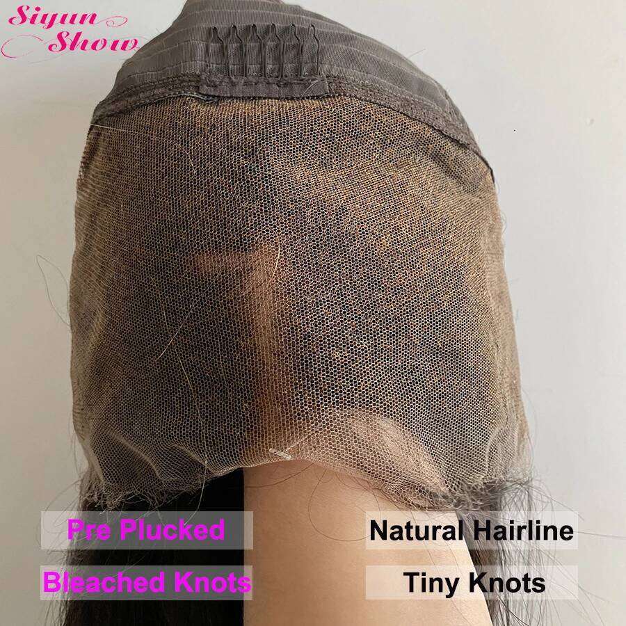 Raw Vieamese Human Hair 15A Super Double Drawn Bone Straight Bob Wigs HD Transparent Full Lace Frontal Wig Bleached Knots