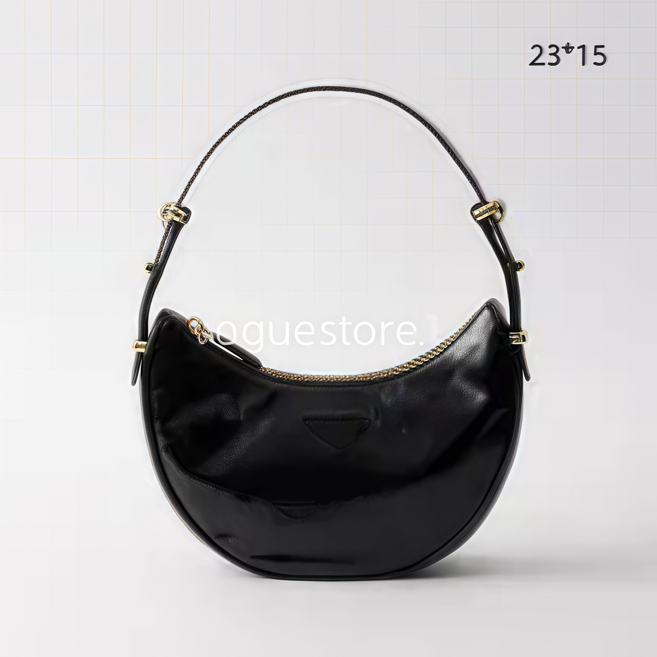 Designer Triangle Bag Mini half moon Hobo Bag Shoulder Bags Handbag Black White Zipper Womens Fashion Women Artwork Designer Fashion Triangle Handbag