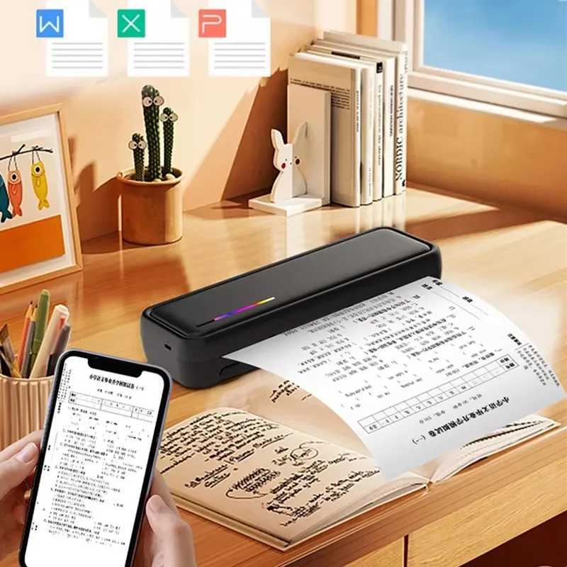 Mini Wireless Bluetooth Tattoo Stencil Printer Inkless Tattoo Transfer Thermal Copier Machine Compatible with Smartphone PC R250612