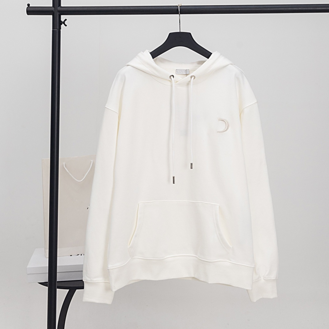 25ss European edition hoodies Luxury Brand pullover casual fashion letter embroidery hoody long sleeve sweatshirt loose fit pure cotton designer hoodies for mens