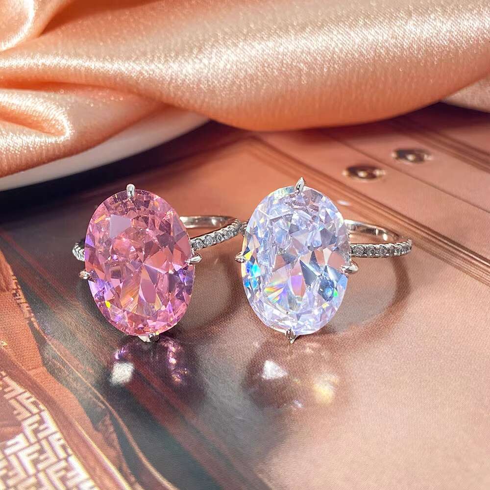 Custom Fine Jewelry 5A Cubic Zirconia Cz S925 Sterling Silver Ring 925 Engagement Wedding Rings Jewelry for Women