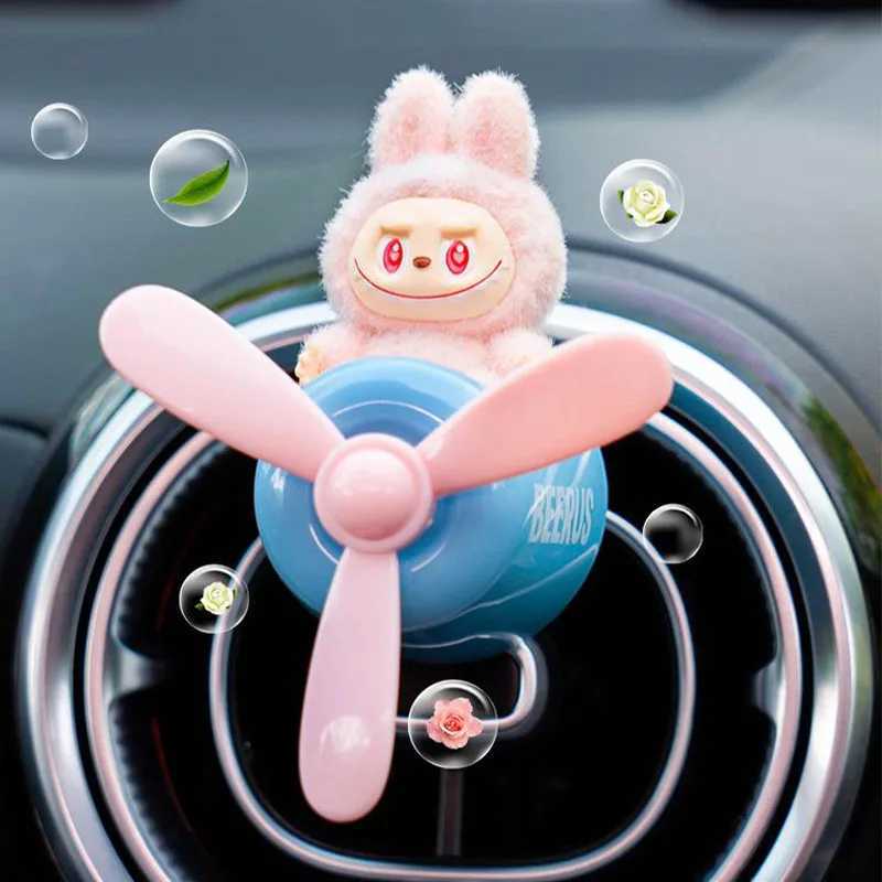 Cute Labubu Car Air Freshener Perfume Diffuser Outlet Fragrance Cartoon Decor Auto Accessories Toys Gifts X250612