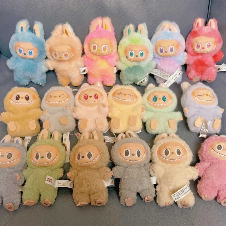 New Genuine Labubu V1 V2 V3 Heartbeat Macaron Have A Seat Big Into Energy Series Pendant Doll Decor Keychain Collection X250612