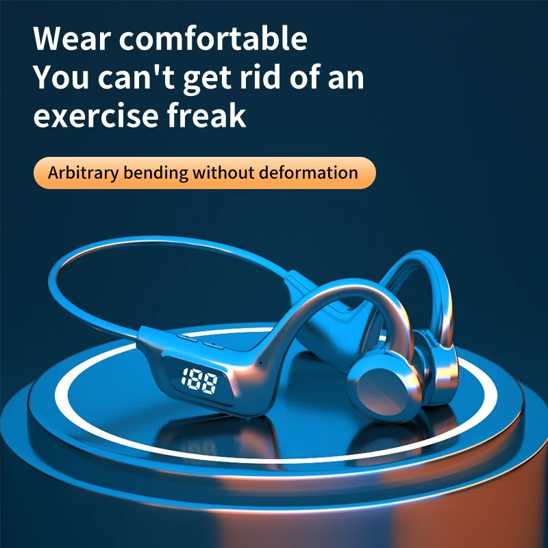 Bluetooth Wireless Headphones 3D Bass Stereo Noise Reduction Sport Music Earbuds Bone Conduction HiFi Business Call Earphone for Phone VG06 K69