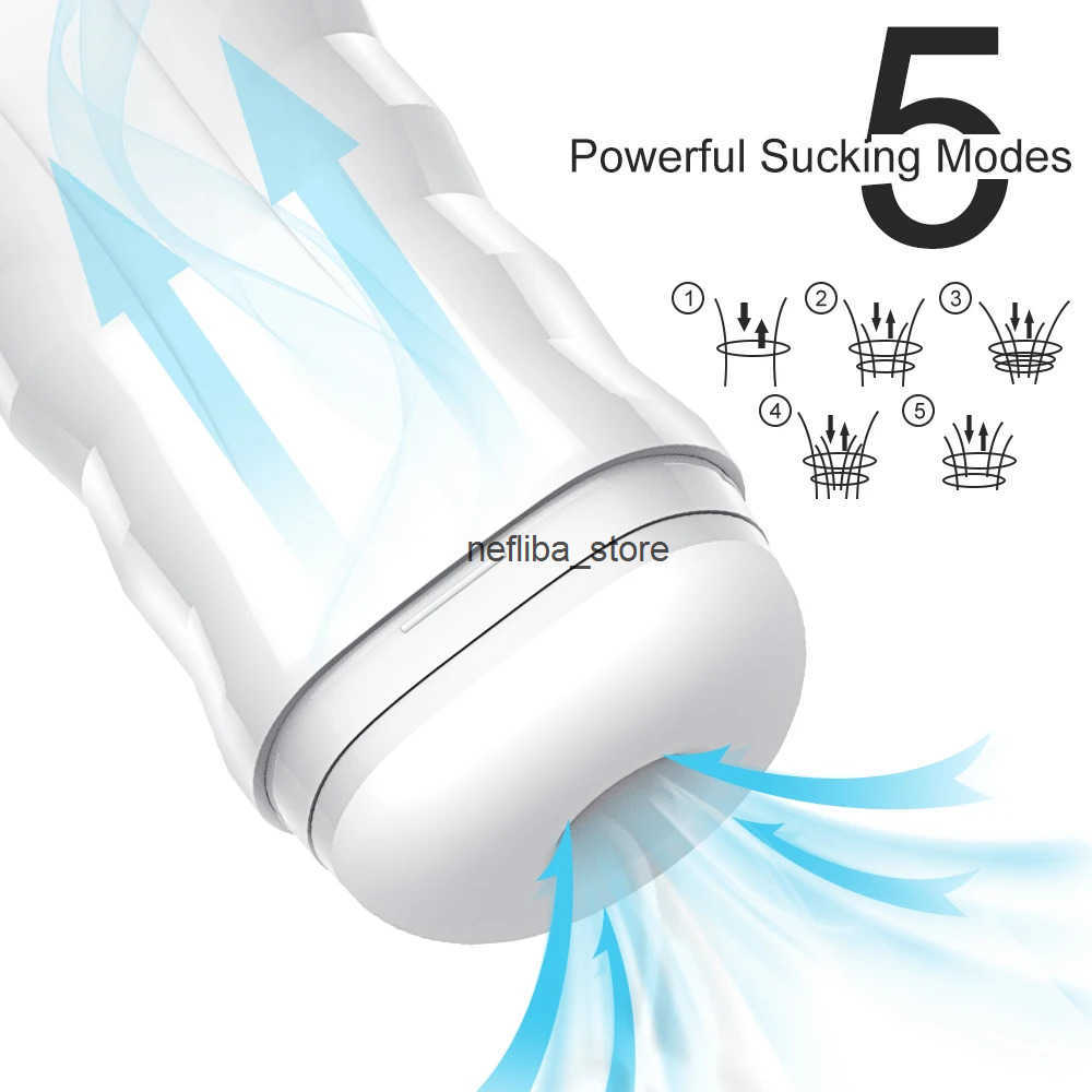 Automatic Male Sucking Mastubator Vibration Blowjob Machine Masturbation Cup Toys Goods for Men Masturbate Supplies Q250612