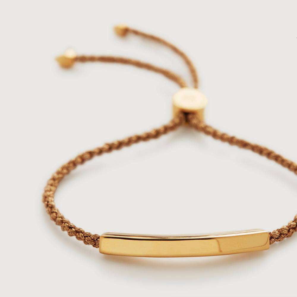 DIY Stainless Steel Bent Tube Adjustable Braided Rope Trendy Couple Wearing Bracelet