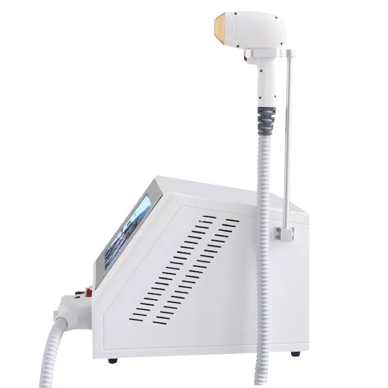 Powerful White Laser Diode Hair Removal Device Professional Alexandrite 808nm Lazer Epilator 3 wavelengths 808nm 755nm 1064nm Ice cooling CE