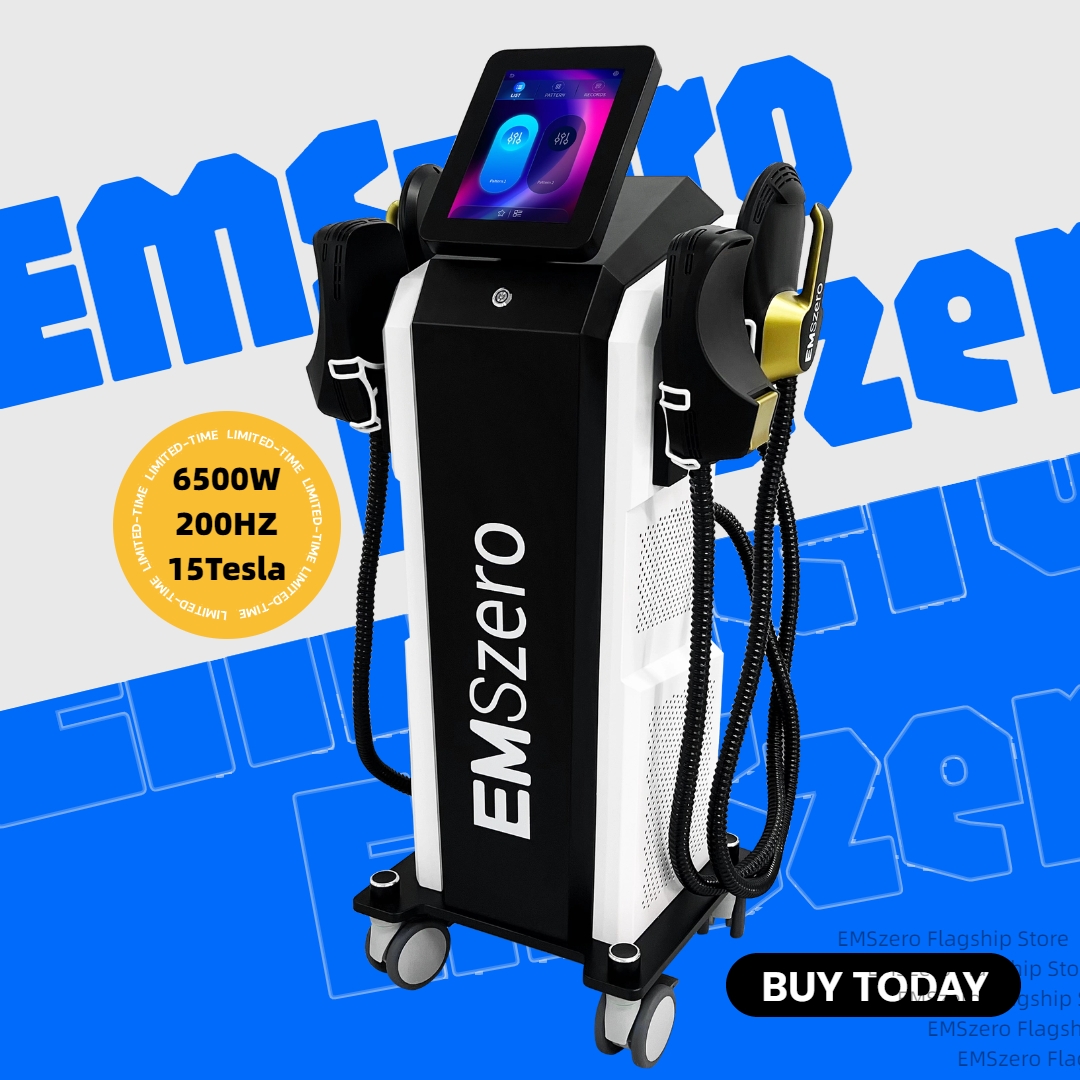 EMSZERO RF EMS Body Sculpt Machine 15Tesla 6500W Electromagnetic Sculpting Slimming Fat Stimulation Muscle Stimulation Pelvic Body Beauty Salon
