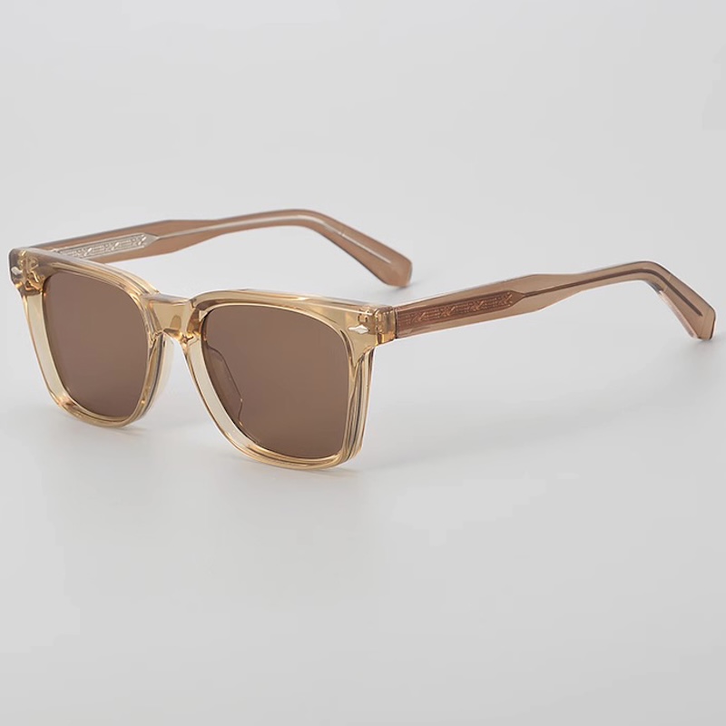Polarized Square Sunglasses Men Women Luxury Brand Designer Style Sun Glasses For Male Female Oculos Vintage Retro Punk Party Thick Eyewear S53P IVSTA