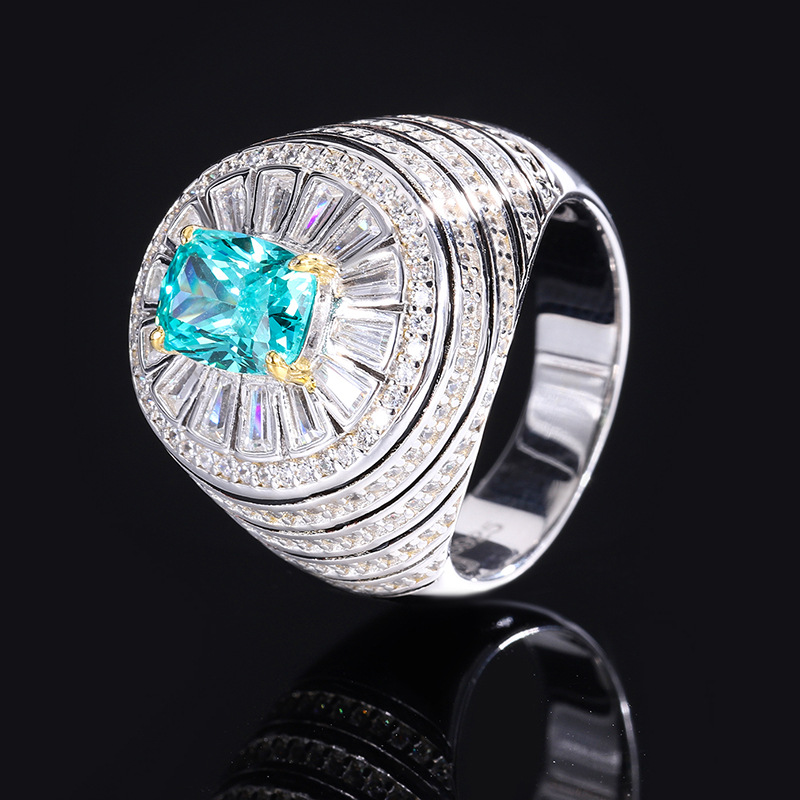 Classic Three-Stone Enamel Accented Cocktail Rings and Chokers Crafted from Hypoallergenic Metal Alloy