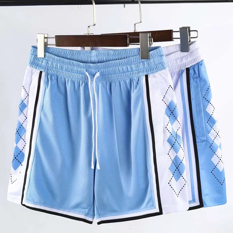 North Carolina Basketball Shorts Man Gym Outdoor Loose Breathable Training Sweatpants Patchwork Fitness Men Football Shorts 250609