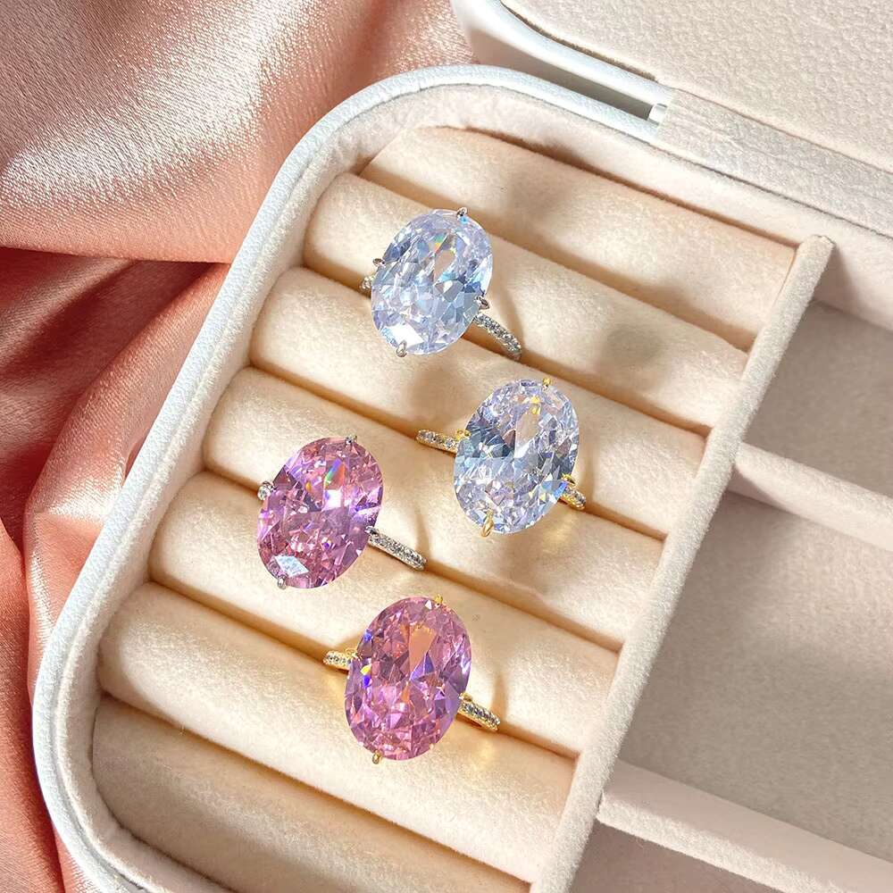 Custom Fine Jewelry 5A Cubic Zirconia Cz S925 Sterling Silver Ring 925 Engagement Wedding Rings Jewelry for Women