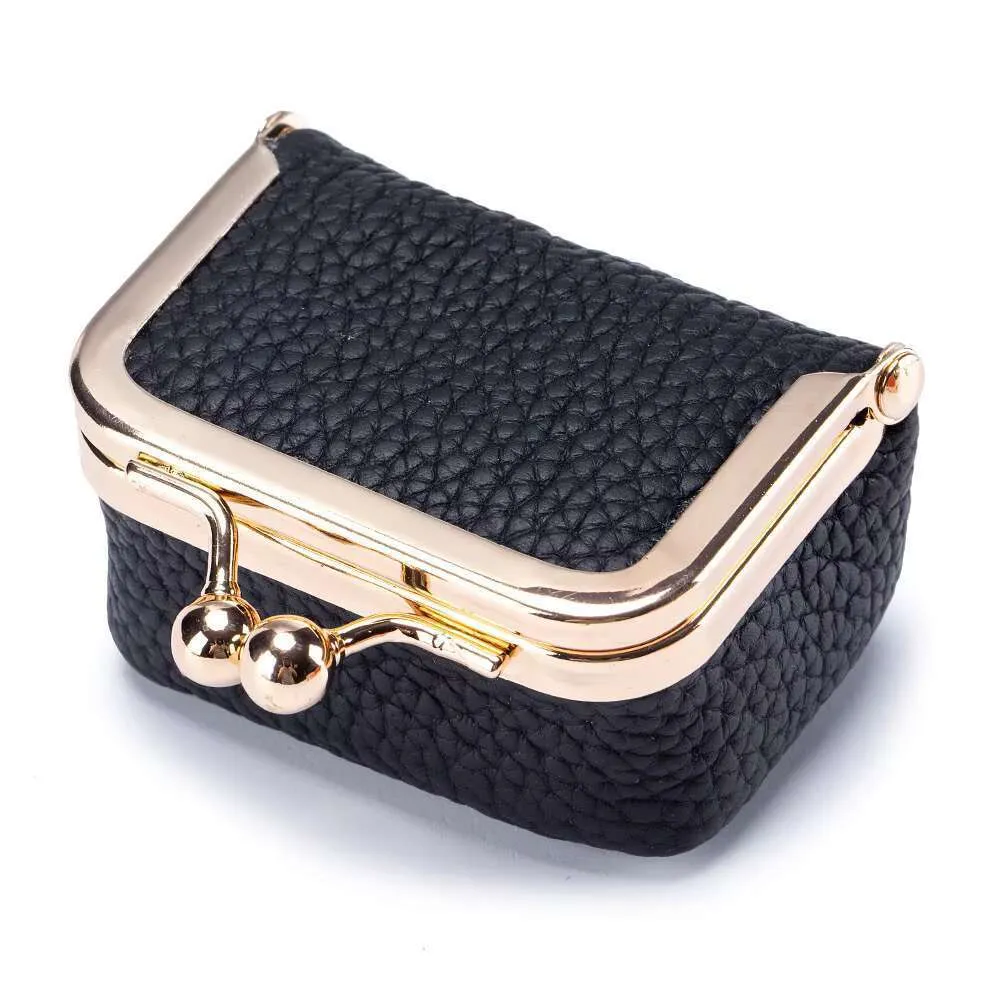 Genuine Leather Mini Jewelry Case for Necklaces & Rings - Portable Organizing Compact Storage