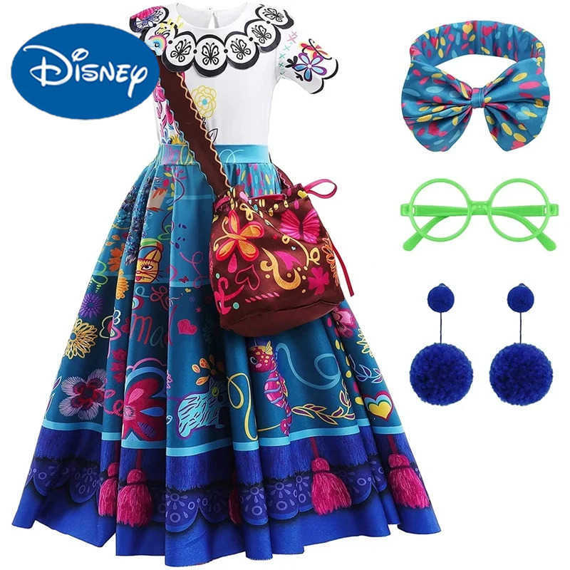 Disney Encanto Mirabel Dress Up bambini halloween Costume Cosplay 2-12Y Cartoon Fancy Carnival Birthday Party Costume Toddler Outfit X250612